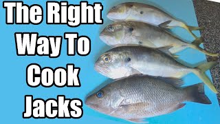 Cooking Jack Crevalle The Right Way Delicious Recipe catch clean and cook [upl. by Olaf]