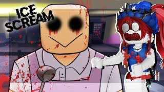 I played a SCARY ICE SCREAM HORROR ROBLOX GAME [upl. by Lammaj]