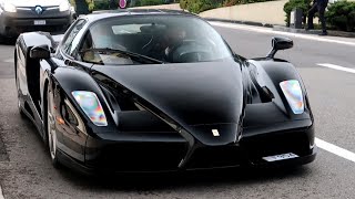 ICONIQUE Ferrari Enzo  Bugatti Chiron Sport Noire Sportive [upl. by Nnayelsel532]