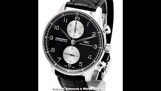 IWC Portugieser Chronograph Automatic Referenz Ref IW3714 7911 [upl. by Aldas]