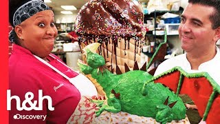 Los pasteles más grandes de la temporada  Cake Boss  Discovery HampH [upl. by Mateusz]