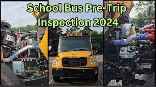 School Bus Class B CDL Pretrip Inspection Demonstration  2024 Bus Unit North Carolina [upl. by Pinzler]