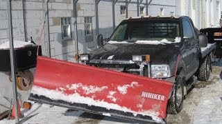 UP118 Hiniker 7 5 Steel snow plow 2752 SOLD [upl. by Alurd]