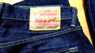 обзор levis selvage 511 и 501 STF [upl. by Notled394]