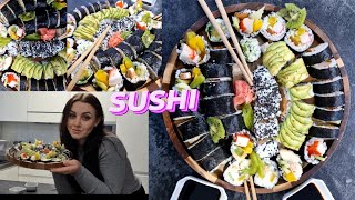 Domowe sushi Jak zrobić California maki i Futomaki [upl. by Alber]