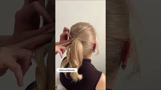 Nice and Stylish Ponytail  wedding hairstyle  hairstyle tutorial [upl. by Amsirac]