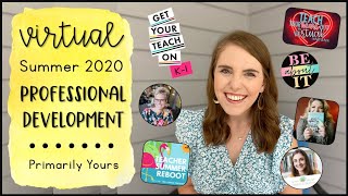 Fun Summer Professional Development for Teachers  FirstYear Teacher Vlog [upl. by Bethel]