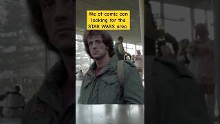 Me at comic con looking for the STAR Wars area troopertalk starwars comiccon shorts short [upl. by Siva62]