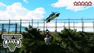 GTA 5 SUICIDE MISSION  GTA 5 Funny Fails  Getting A Jet On Foot Grand Theft Auto 5 [upl. by Asatan]