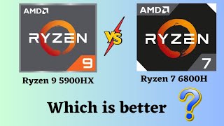 Ryzen 9 5900HX vs 7 6800H Which Laptop CPU is Right for You in 2024 [upl. by Triny163]