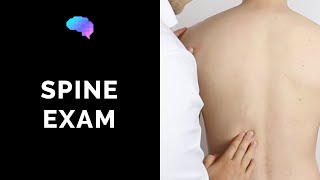 Spine Examination  OSCE Guide  UKMLA  CPSA [upl. by Sutsuj]