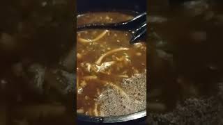 chicken Manchow soup shorysvideo youtubeshorts [upl. by Norma]