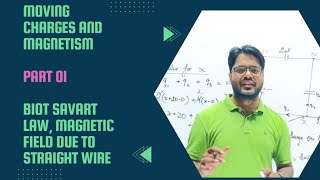 PART 1 BIOT SAVART LAW  MAGNETIC EFFECTS OF CURRENT JEE NEETCBSE [upl. by Porcia172]