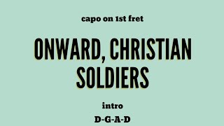 Onward Christian Soldiers  Guitar Chords and Lyrics  Hymns of Praise  Cover [upl. by Thorncombe]