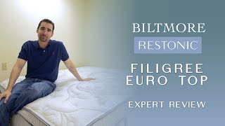 Restonic Biltmore Filigree Euro Top Mattress Expert Review [upl. by Estella]