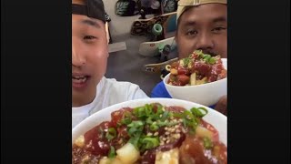 How to make Poke with Top Chef Sheldon Simeon Hawaiian Poke Bowl [upl. by Nilatak]