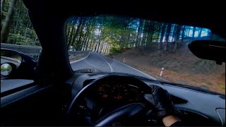 Porsche 986 Boxster 4k POV back road drive [upl. by Fahy]