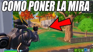 Cómo Poner la Mira en Fortnite Nintendo Switch PS5PC 2024 [upl. by Luella207]