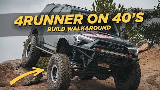 Worlds First Supercharged Tundra V8 Swapped Solid Axle 4Runner on 40s [upl. by Ahsinad]