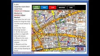 TFL TOPOGRAPHIC IMPORTANT EXAM ROUTE QUESTION INVOLVING ONE WAYSSHORT BUT COMPLICATED AT THE END [upl. by Guibert280]