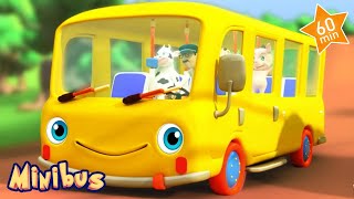 The Bus Song for Kids Children Songs amp Nursery Rhymes for Babies in English  Minibus [upl. by Chick]