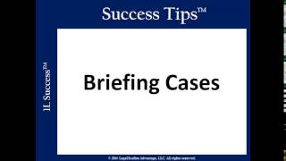 Briefing a Law School Case [upl. by Dorotea]