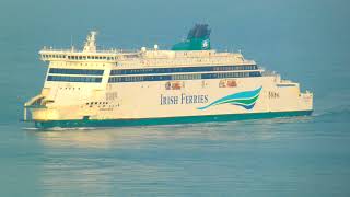 New Irish Ferries Dover Calais ferry Oscar Wilde [upl. by Loriner]