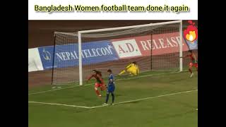 Bangladesh Women vs Nepal Women Winning goal By Rituporna Chakma  SAFF Women 2024 shorts [upl. by Sima]