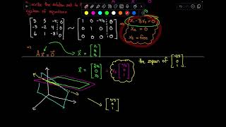 Week 2  Lesson 9  Homogeneous vs nonhomogeneous systems and describing solutions sets [upl. by Terri633]