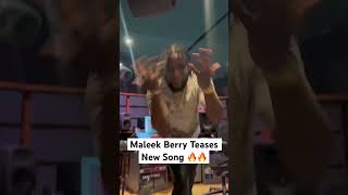 Maleek Berry Teases New Song 🔥🔥 MaleekBerry NewMusic Afrobeats [upl. by Eenej]