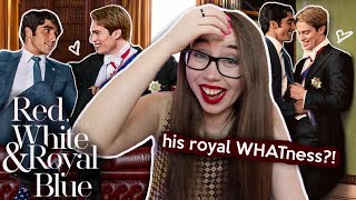 WHAT IN THE WATTPAD IS THIS FILM i love it 😭  red white amp royal blue reaction amp commentary [upl. by Eilitan]