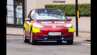 LFB Officer Car Responding  London Fire Brigade [upl. by Bartolome]