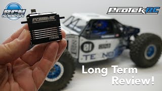 Long Term Review  ProTek RC 170SBL Servo  535ozin 08 sec [upl. by Auqinaj]