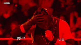 Masked Kane Returns WWE Raw Slammy Awards 121211  HD [upl. by Garett211]