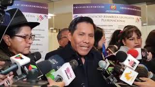 Diputado Santos Mamani Llama Mitómano a Del Castillo por Ley de Magistrados [upl. by Ceil964]