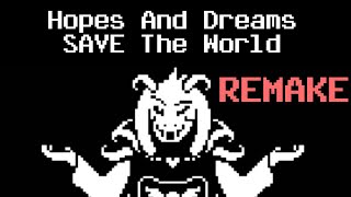 Undertale Hopes and Dreams  SAVE The World  ELECTRONIC remake [upl. by Nerehs]