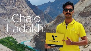 My Journey to Leh Ladakh On Tour With Veena World  Ladakh Vlog [upl. by Nahgaem]