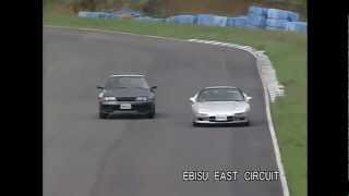 Best Motoring NSX vs R32 GTR Ebisu Circuit [upl. by Naugan]