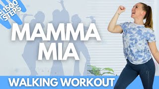 MAMMA MIA INDOOR WALKING WORKOUT  BeginnersKneefriendly  100 good mood guarantee [upl. by Irat755]