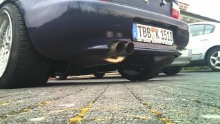 BMW Z3 28 M52 Bastuck exhaust sound [upl. by Godfrey]