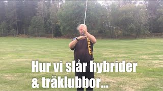 Hur slår vi träklubberhybrider Golftips med Marcus Edblad [upl. by Ahsieni]