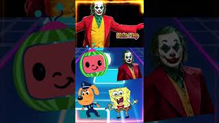 Jocker 🆚 Cocomelon 🆚Spongebob 🆚Sheriff Labrador  Coffin Dance coffindance tileshop [upl. by Drescher576]