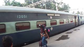 AZAD HIND  TRAIN FAMOUS BY THE NAME OF AZAD HIND FAUJ IS BEING SHUNTED AT PF 1 OF PUNE JUNCTION [upl. by Thury]