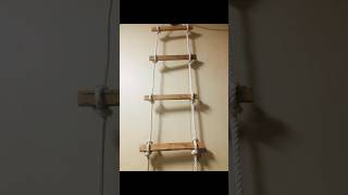 Marlinspike Hitch  making rope ladder using by marlinspike hitch knot shorts diy how skills [upl. by Buckie]