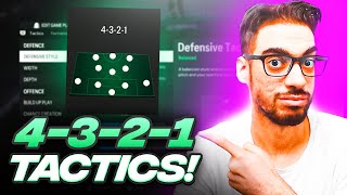 THE BEST META 4321 FORMATION amp CUSTOM TACTICS FOR EAFC 24 ULTIMATE TEAM [upl. by Boyer]