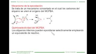 Reacción de Alquenos con MCPBA epoxidación de alquenos [upl. by Rosaline]