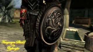 Skyrim Mods  Daenarys Stormborns shield GoT in Skyrim [upl. by Adnalahs910]