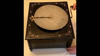 Amabile 24 note Organette metal disc player also plays Sonatina discs plays 1827 Cake Walk [upl. by Ycniuqed]