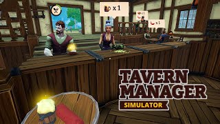 Tavern Manager Simulator  Ausblick \ Test \ Review  DE  GamePlaySession  German [upl. by Adorl]