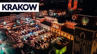 Krakow Poland Christmas Market 2022  Beautiful Polish Christmas market in a fantastic setting [upl. by Rdnaskela]